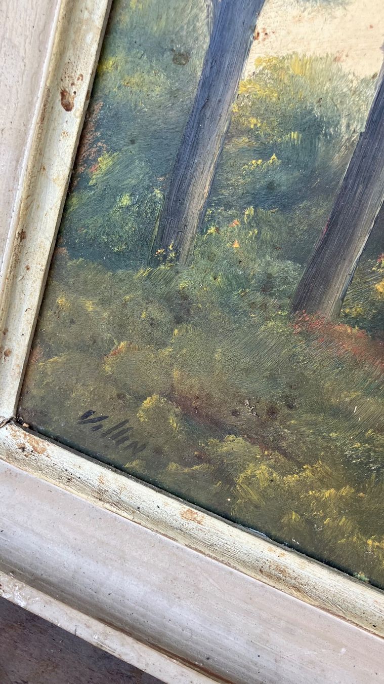 Dipinti: Peinture Gemälde Villin paysage – Usato da St-Cierges venduto da LeRegain 3