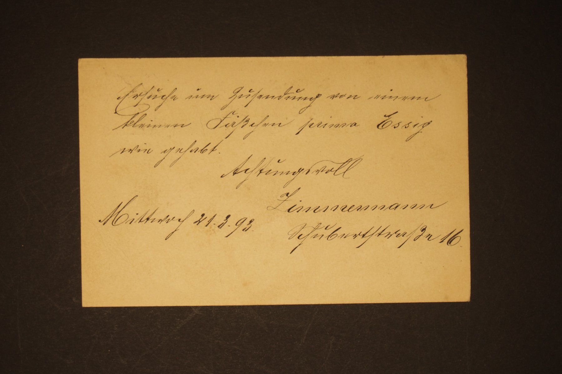 Tutti i francobolli: 1894 Postkarte Frankfurt – Usato da Solothurn venduto da and_fxw5 1