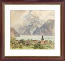 E. H. Compton: Sisikon, Vierwaldstättersee, Urirotstock