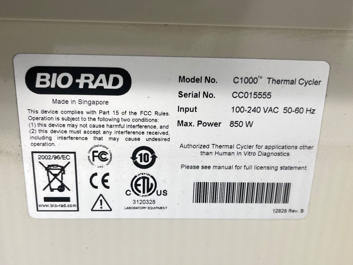 Accessori da laboratorio: Biorad C1000 Thermocycler – Usato da Niederdorf venduto da LeptonAG_Labor 9