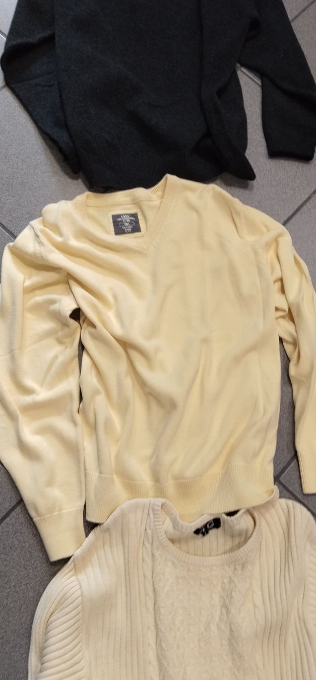 Pulls & Sweat-shirts: 3x Herren Marken Pullover, Lammwolle und cotton – D'occasion à Biel/Bienne par Vintage-timearts 2
