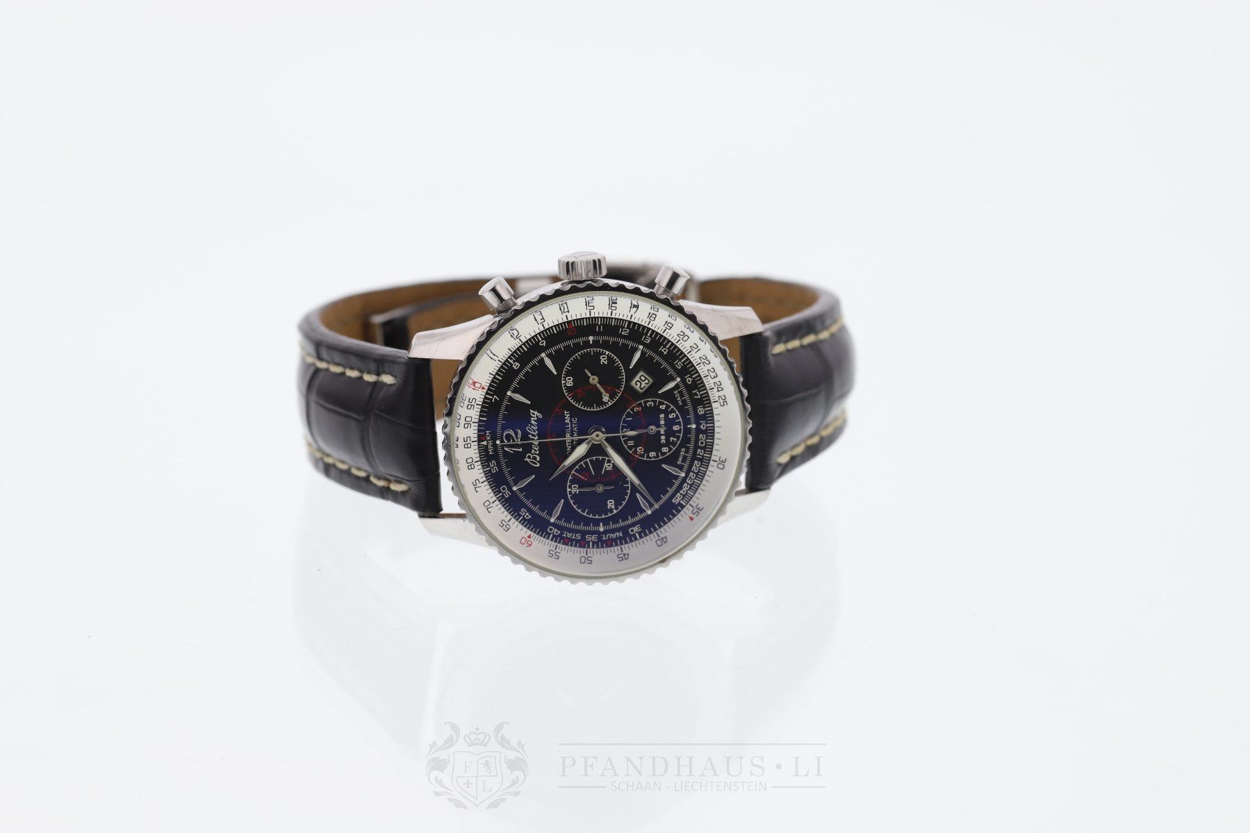 Breitling Orologi: Breitling Navitimer Montbrillant Automatik Chronograph – Usato da Schaan venduto da Pfandhaus-LI 1