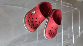 Kinderschuhe Crocs rot Grösse 24 25 gebrauchter Zustand