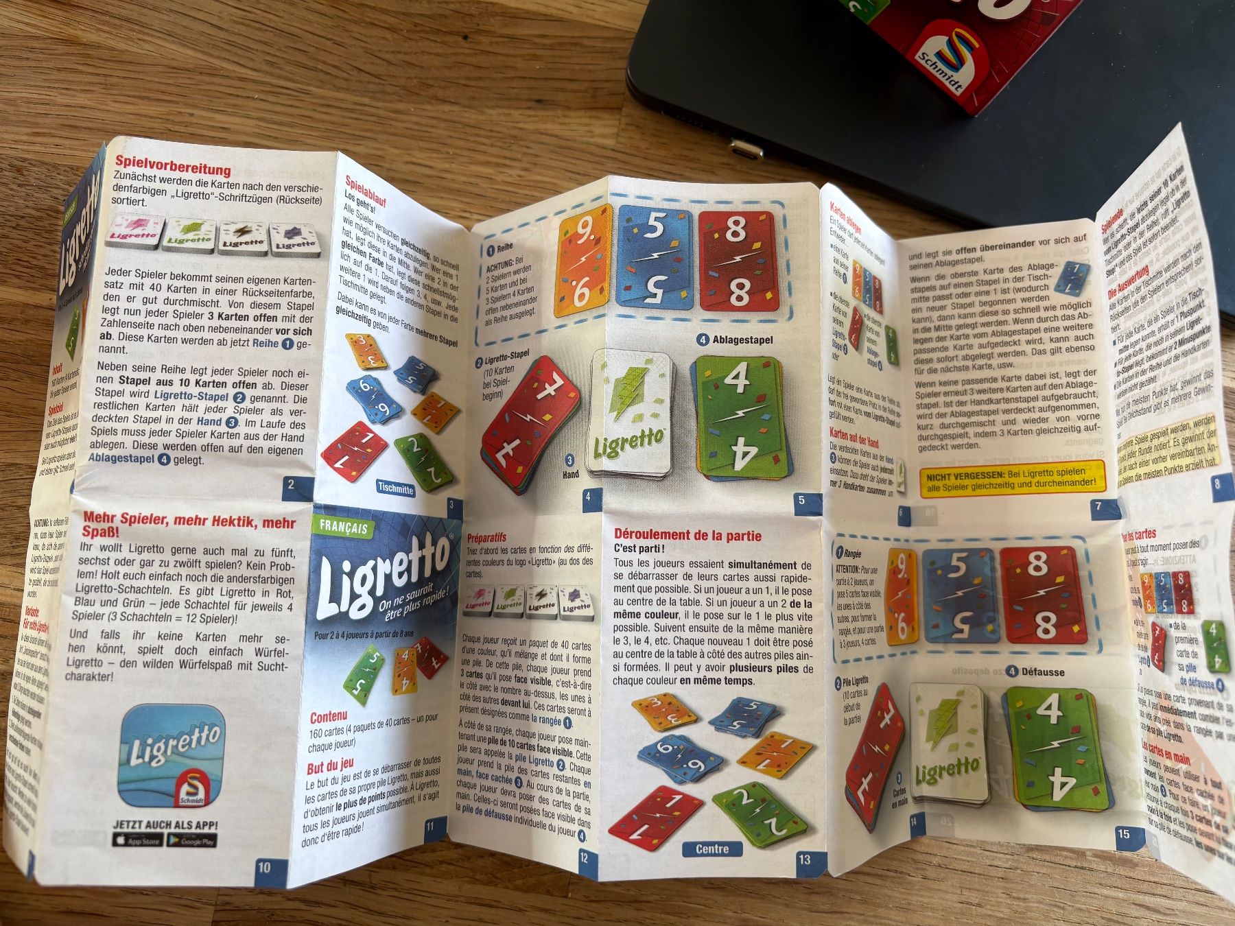 Giochi: Kartenspiel Ligretto – Nuovo (secondo la descrizione) da Winterthur venduto da Namandillo 5