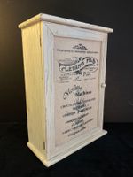 Vintage Schlüssel Schachtel Hängekasten Wandkasten aus Holz