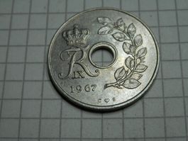 Dänemark  25 Öre, 1967