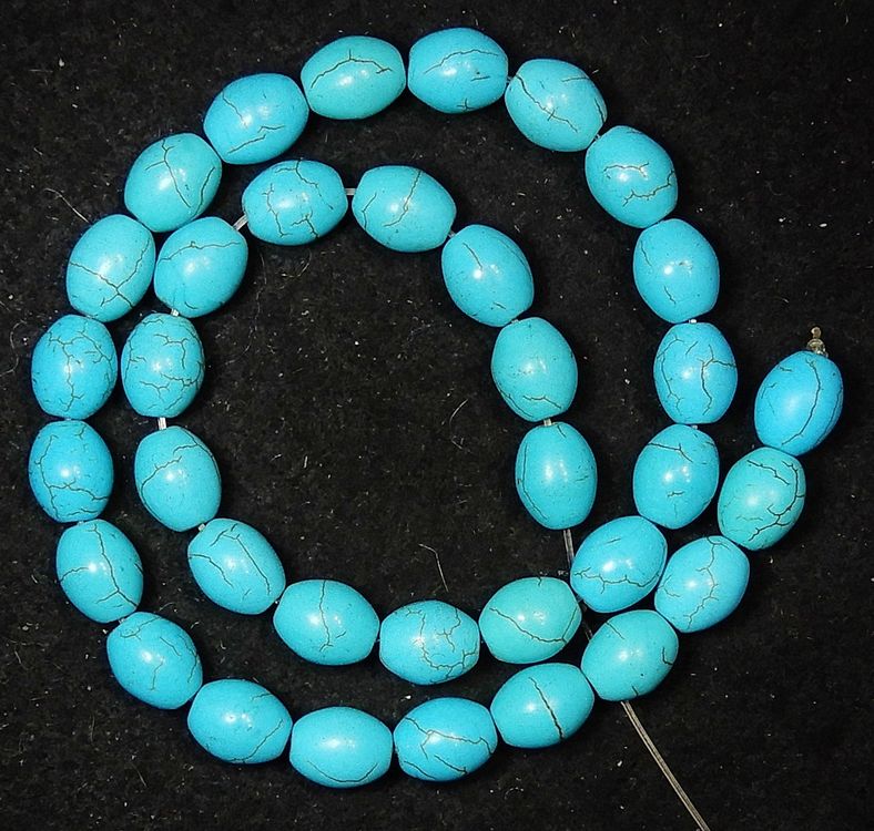 Andiyace Vintage Perlen Stretch Ring - Türkis Stapelringe Für Damen | Handgemachter Boho Schmuck