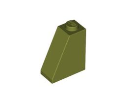 LEGO - 100x Olive Green Slope 65 - 60481 - NEW