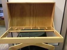 Garderobe antik aus Massivholz !!