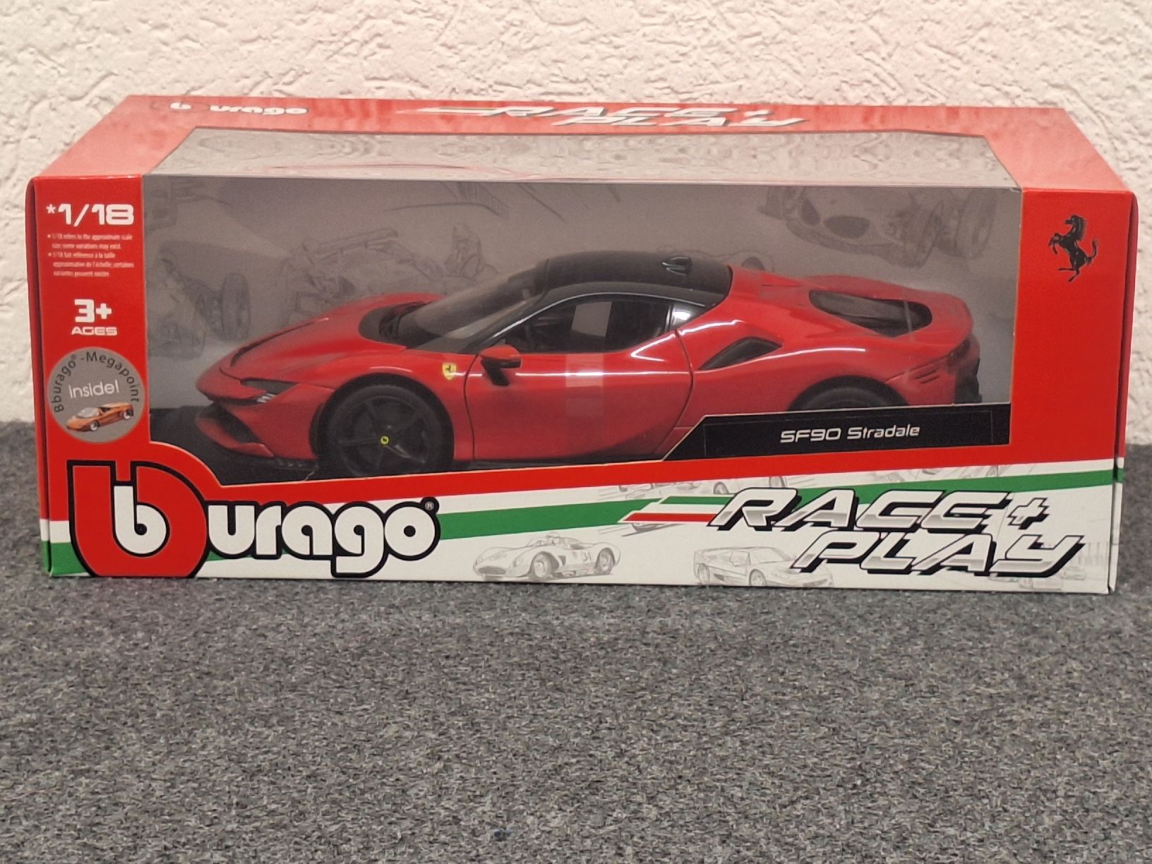 Bburago Modellautos: Bburago Ferrari SF90 Stradale 1/18 – Neu (gemäss Beschreibung) aus Grüt (Gossau ZH) von wisdomio7
