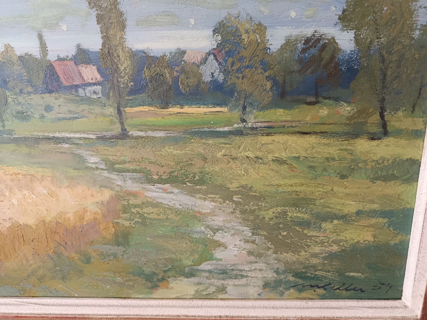 Dipinti: Ölbild Max Keller 1884-1983 Horgen 1954 – Usato da Zürich venduto da timeless.tones 2