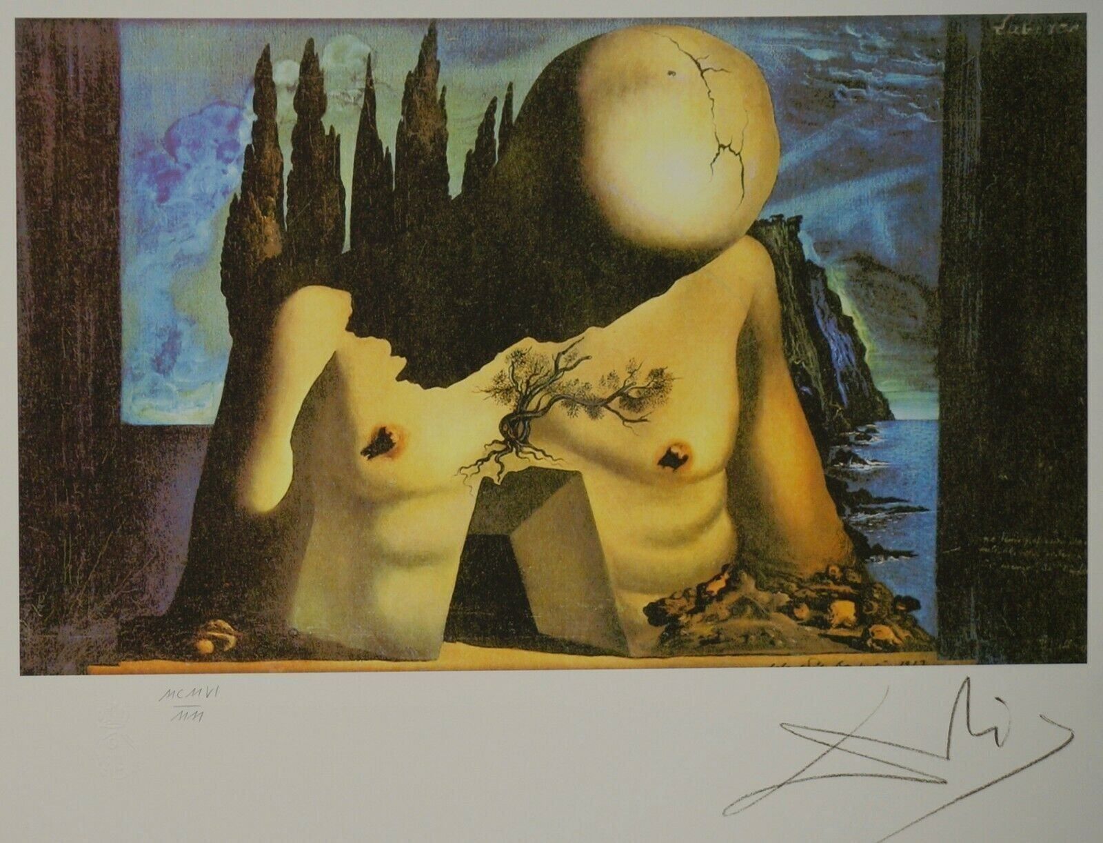 Poster & Bilder: SALVADOR DALI    HANDNUMMERIERT RUCKSIGNIERT – Gebraucht aus Gersau von kunst-online 1