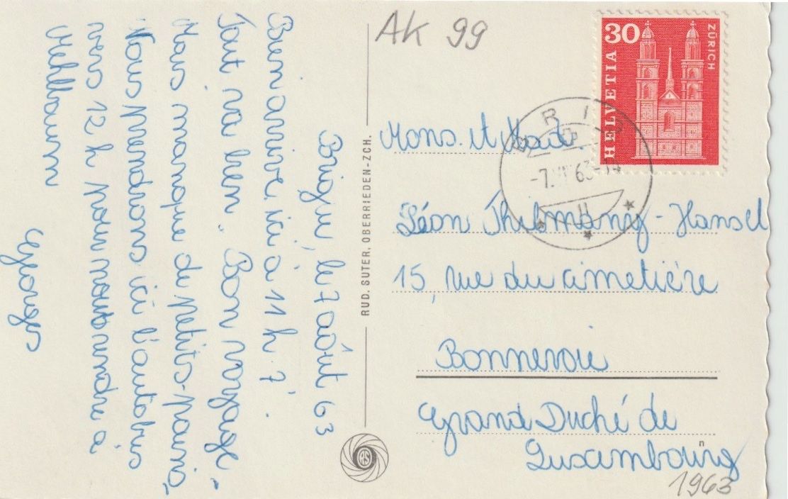 Cartoline postali: Brig, Stockalperschloss, 1963 – Usato da Freienbach venduto da Bhaltis 1