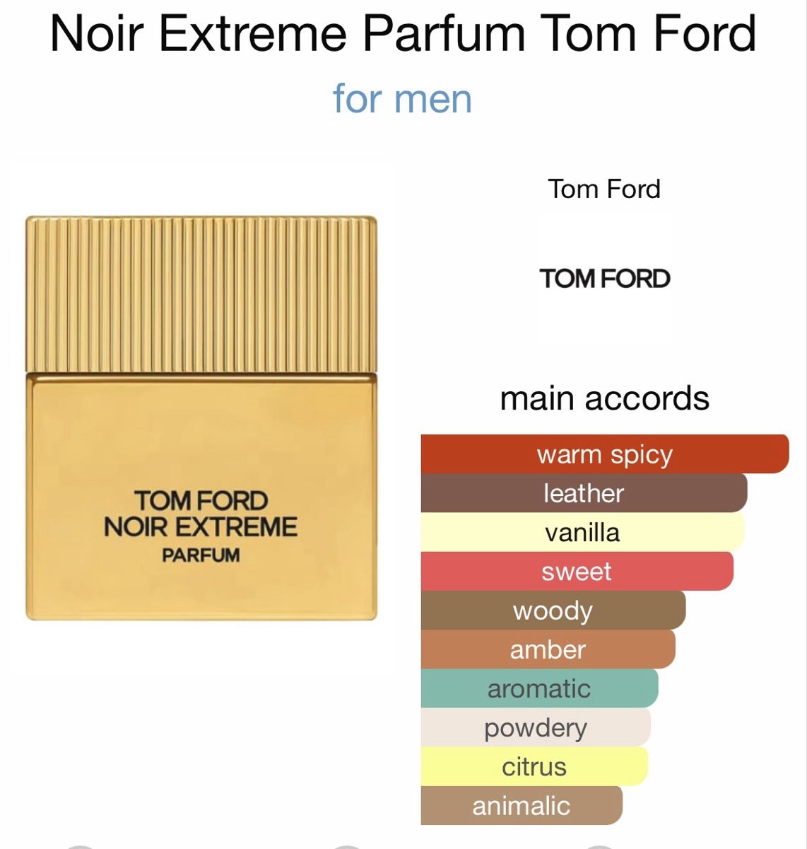 Tom Ford Profumi & Eau de Toilette: TOM FORD NOIR EXTREME PARFUM - 2ML – Nuovo (secondo la descrizione) da Düdingen venduto da parfum_tester 1