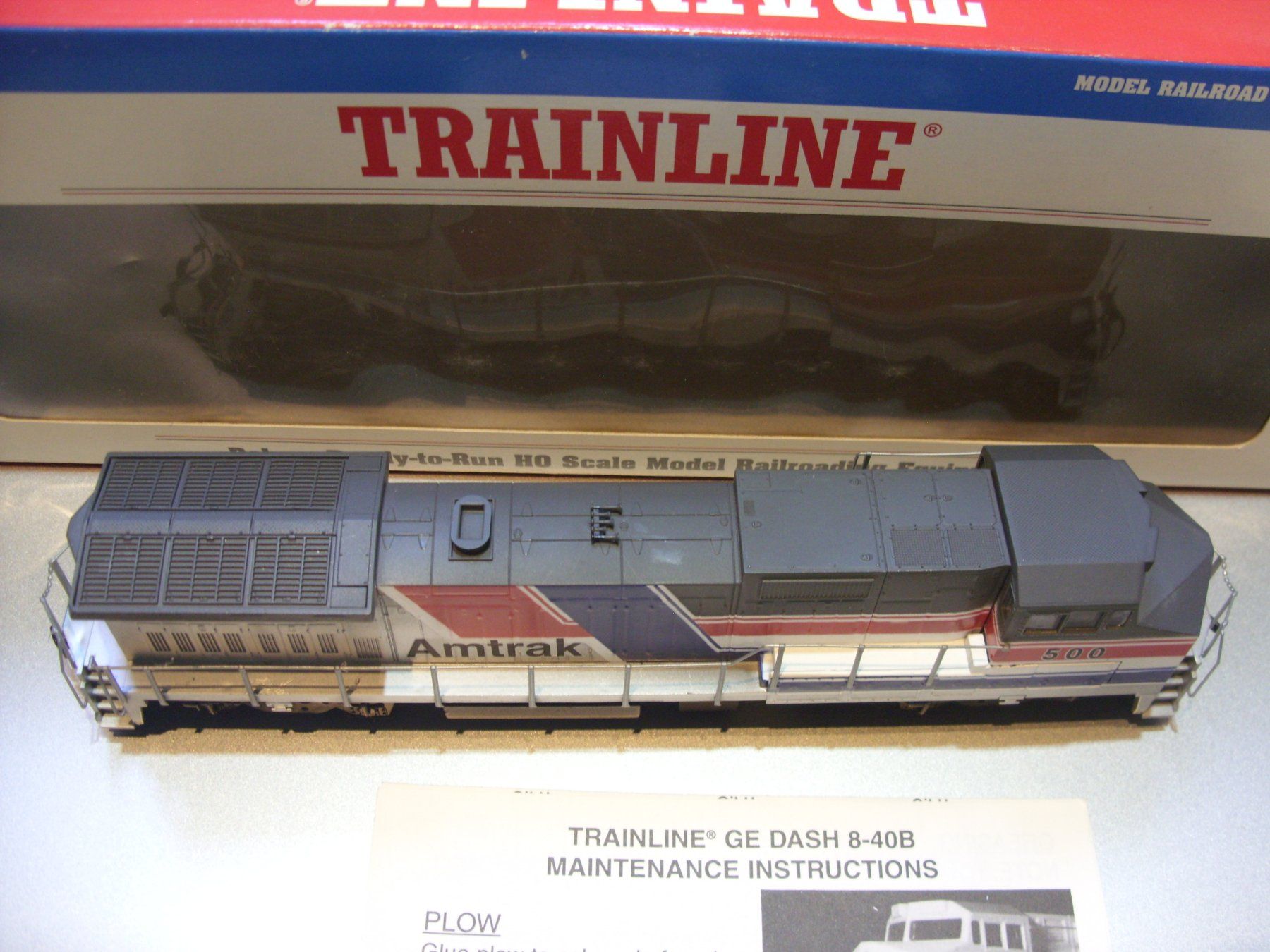 Walthers Modellini di ferrovie: Walthers Trainline H0 Amtrak GE Dash 8  DC analog – Usato da Untersiggenthal venduto da Gumel50 2