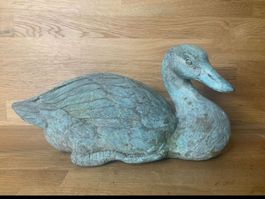 Tierbronze Ente / Bronze animalier canard