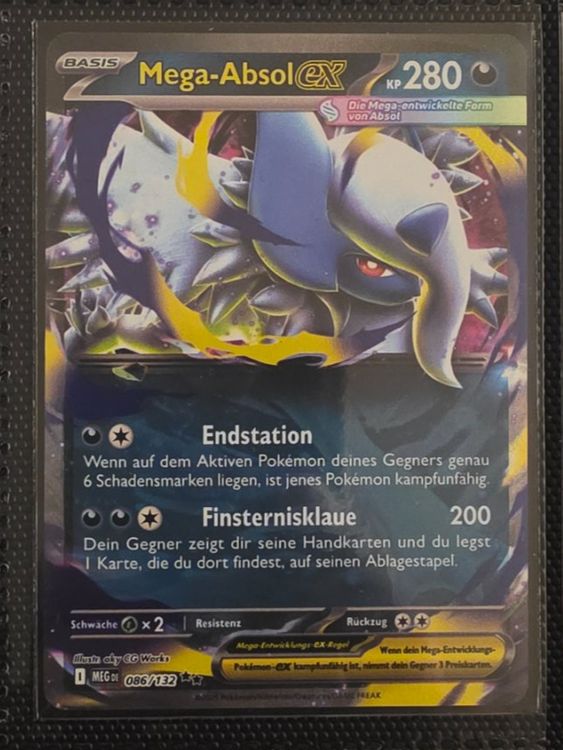 Pokemon Mega Entwicklung "Mega Absol EX" 086/132 (Gebraucht) in ...