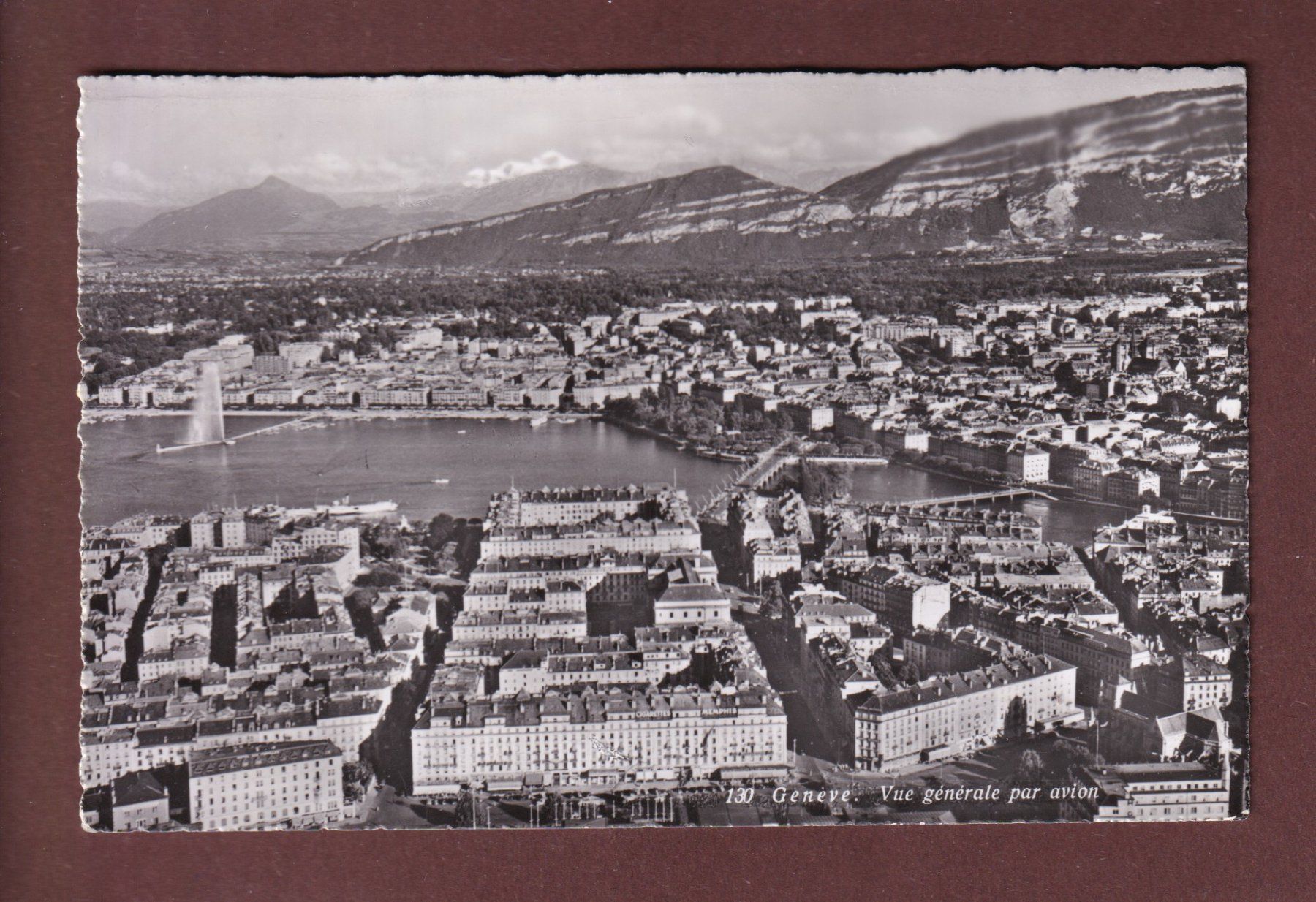 Cartoline postali: GENEVE par avion - 1956 Feldpost – Usato da Pully venduto da nicecards-shop