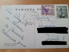 ANSICHTSKARTE SPANIEN / CARTE POSTALE ESPAGNE