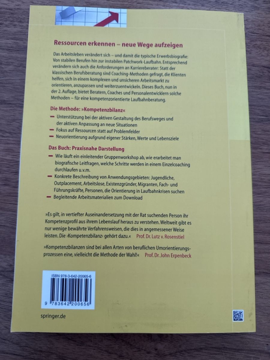 Libri: Buch: Karriereberatung, 2. Auflage – Nuovo (secondo la descrizione) da Wittinsburg venduto da redrose296 2