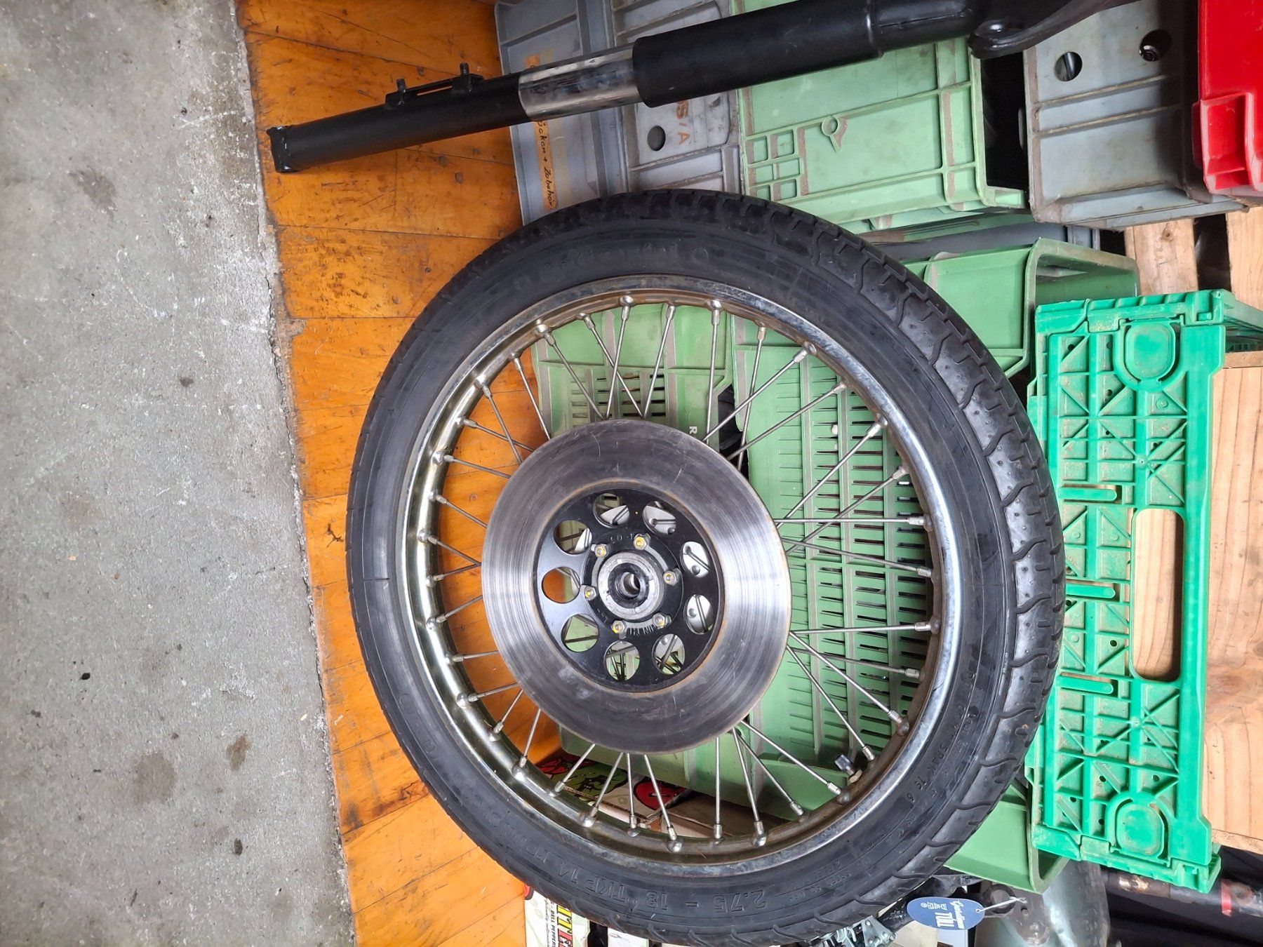 Yamaha Tutti i ricambio per moto: YAMAHA RS125 VORDERRAD 1977 - 1982 OLDTIMER CAFERACER – Usato da Wängi venduto da Toeff85