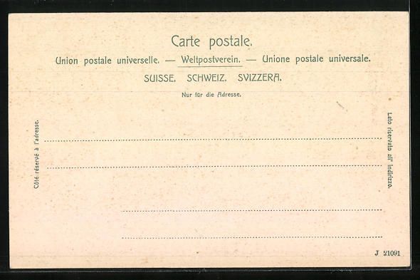 Cartoline postali: Aeschi, Strassenpartie aus der Vogelscha – Usato da Berlin venduto da bartko-reher 1