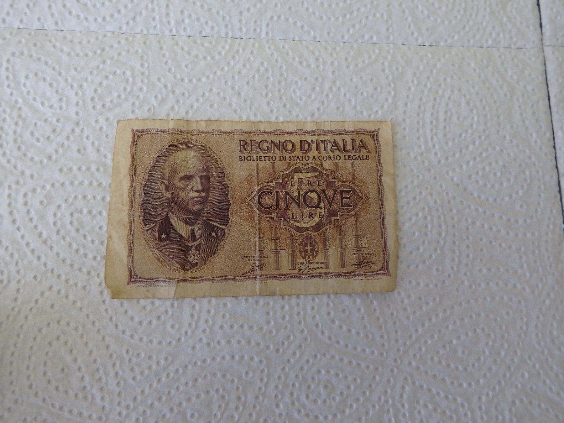 Banconote: Italienische Banknote – Usato da Obergerlafingen venduto da Nurschi2011