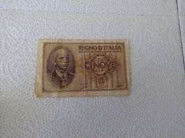 Italienische Banknote