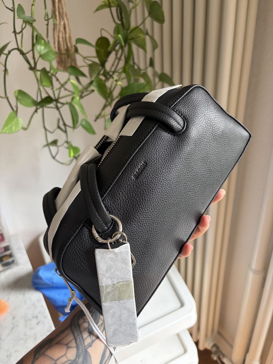 Taschen für Damen: Baggu Small Leather Bowlet Bag Schwarz (Neu!) – Neu und originalverpackt aus Bern von jas_5f6b 4