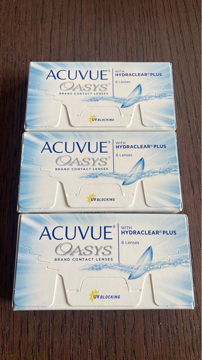 Acuvue Lenti a contatto: Acuvue Oasys Kontaktlinsen mit Hydraclear Plus - 3 Pack – Nuovo e nell'imballaggio originale da Römerswil LU venduto da Schuerchl