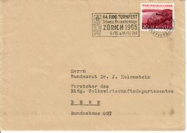 Brief an Bundesrat Dr. J. Holenstein 1955