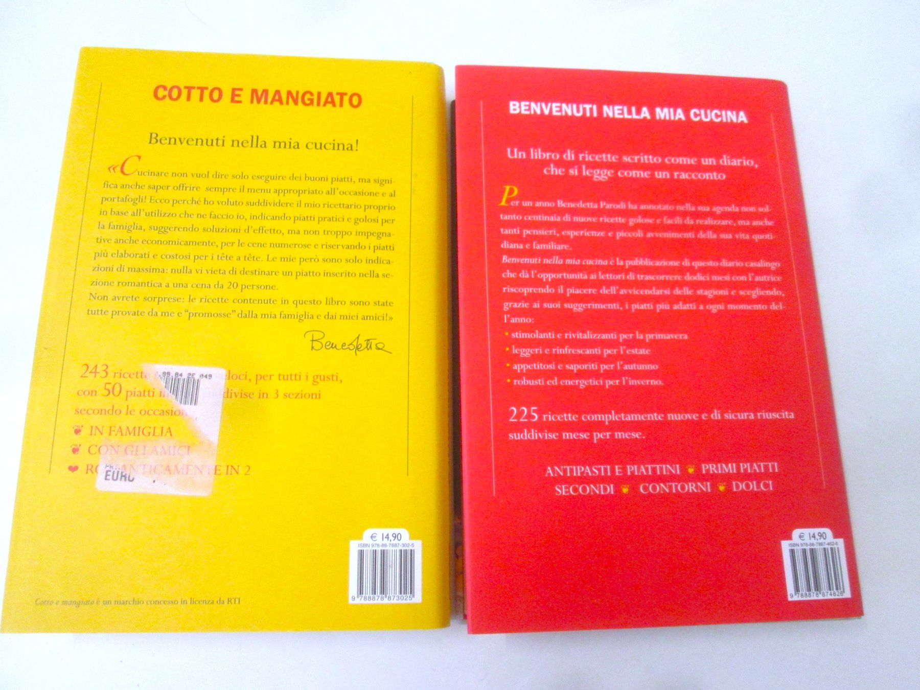 Libri: 2 Bücher von Cristina Parodi – Usato da Sementina venduto da babucia 1