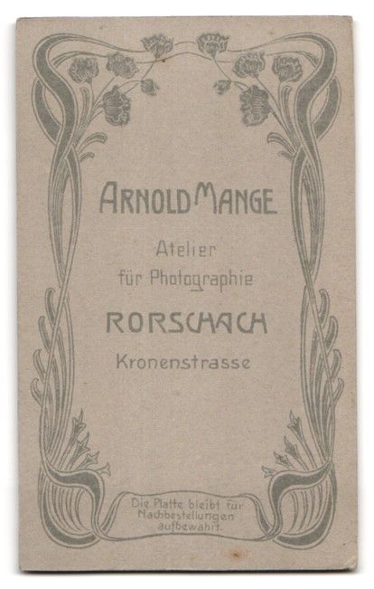 Fotografie & Manifesti: Fotografie Arnold Mange, Rorschach, Kron – Usato da Berlin venduto da bartko-reher 1