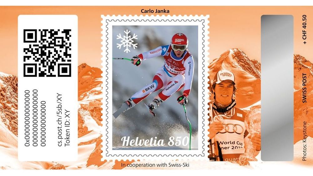 Tutti i francobolli: Swiss Crypto Stamp 5.0 - BRONZE ID 6 - Carlo Janka – Nuovo (secondo la descrizione) da St. Moritz venduto da Guenteratch