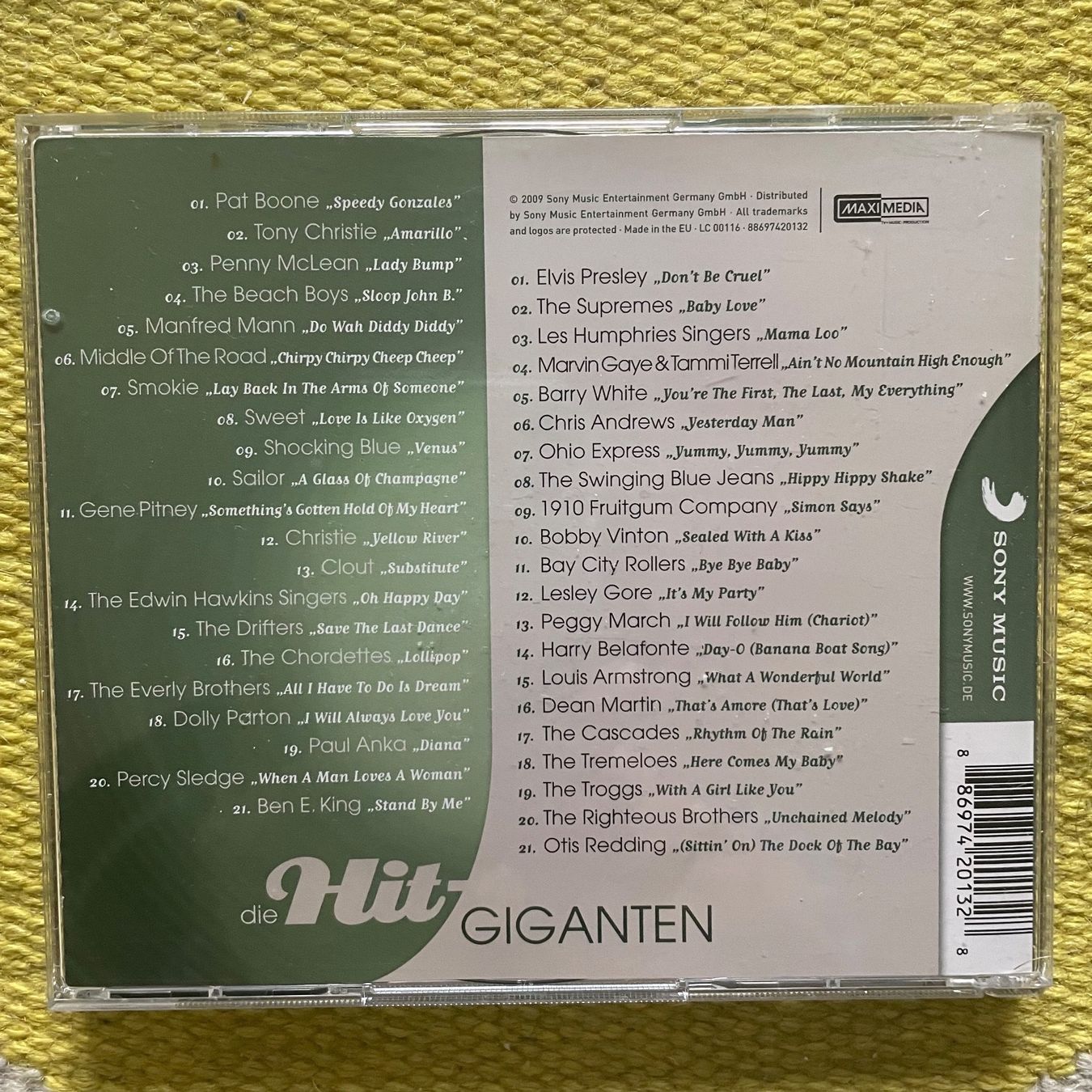 CD: DIE HIT GIGANTEN-2CD 42 OLDIES – Usato da Rorschacherberg venduto da CD-Roli 1