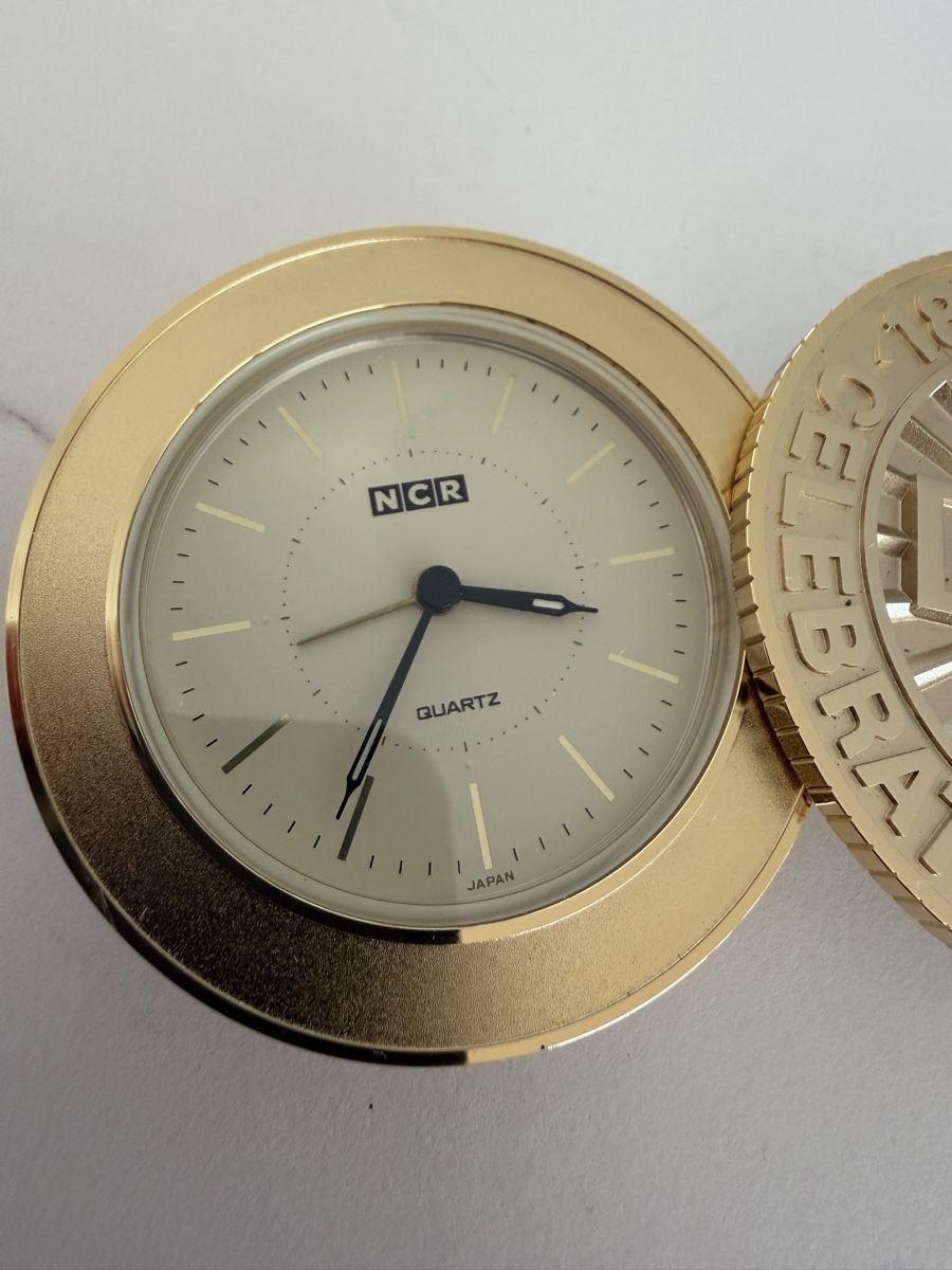 Orologi da terra & Orologi da parete: Montre NCR 1984 "Celebrating The Future" – Usato da Lutry venduto da Akombi 1