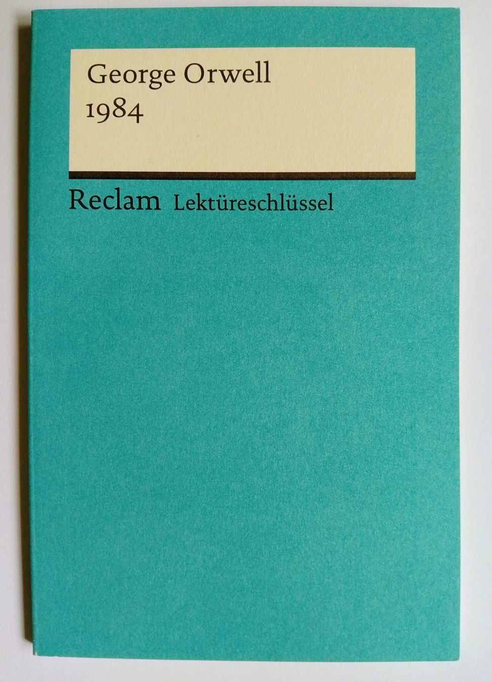 Libri: George Orwell : 1984 BUCH – Nuovo (secondo la descrizione) da Zürich venduto da Flitzi2005
