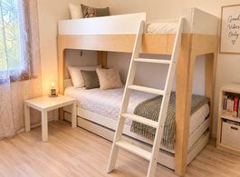 Letto a castello uf NYC Perch in betulla