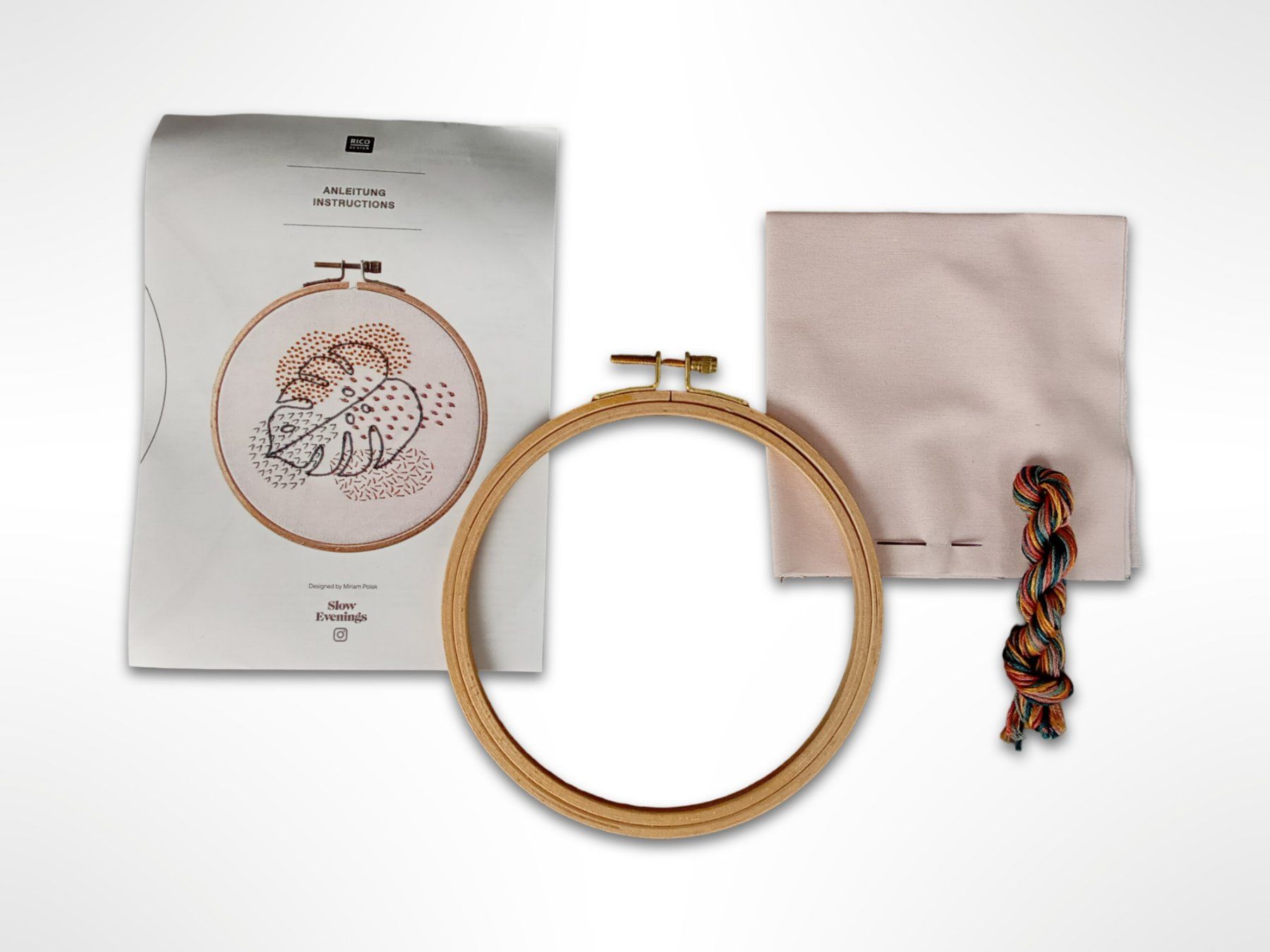 Stickrahmen: RICO DESIGN Stickpackung Monstera – Neu (gemäss Beschreibung) aus Suhr von Restwert_Suhr 1