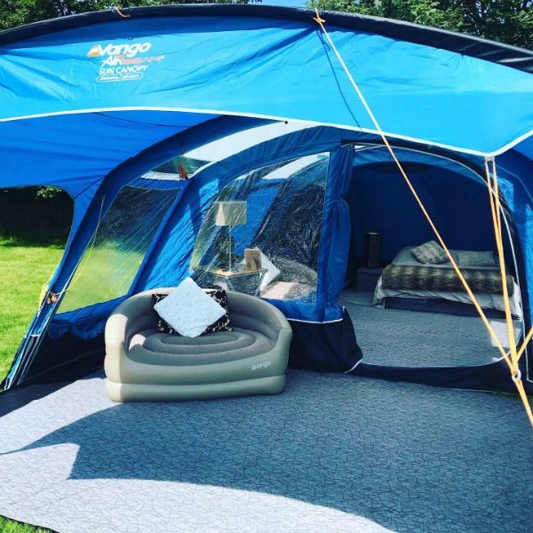 Vango Zelte: Vango Edoras 600xl inkl. Sun canopy und Teppich – Gebraucht aus Frutigen von cmas11 2
