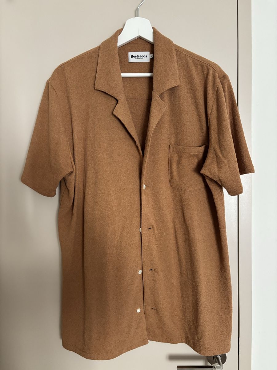 Camicie: Rösteröds Männerhemd Gr L  camel braun – Nuovo (secondo la descrizione) da Arbon venduto da Viktoriaa