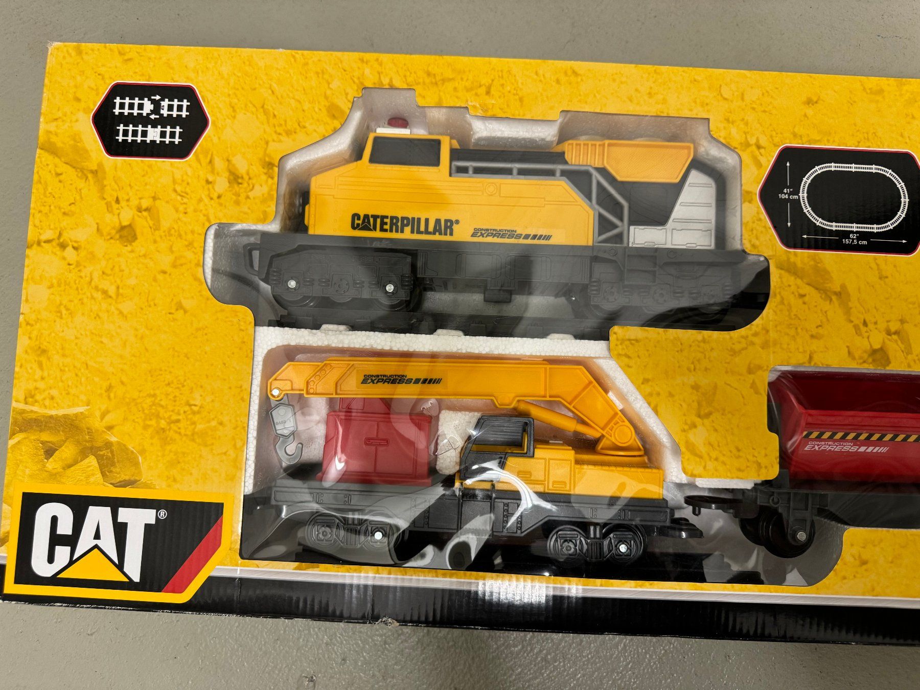 Spielzeuge: CAT - Caterpillar Construction Express Train Set – Neu und originalverpackt aus Urdorf von cybernoid72 1