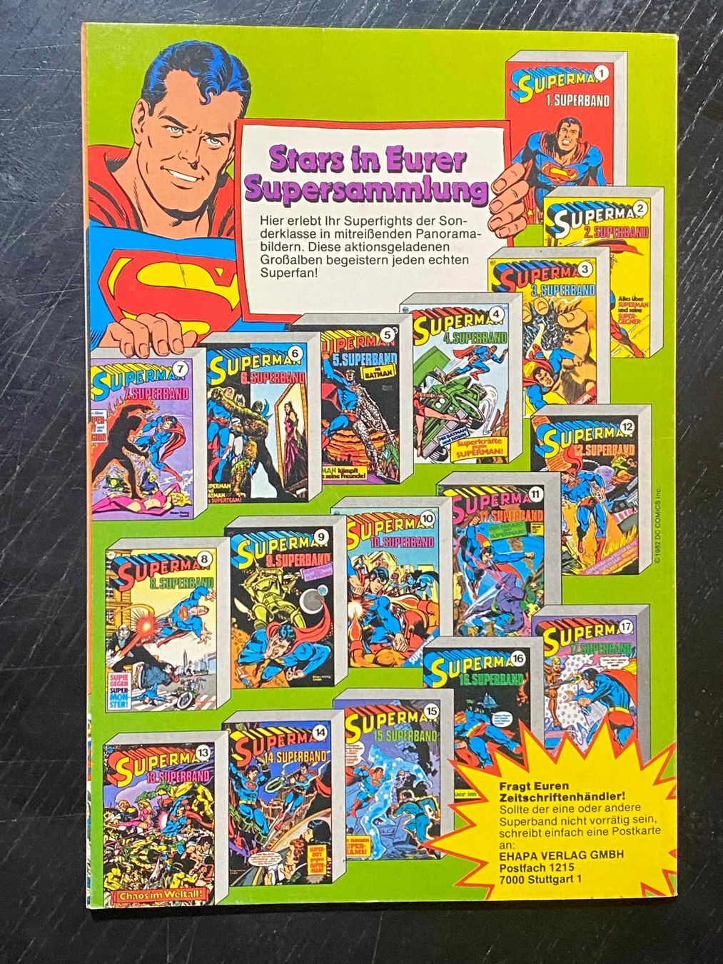 Fumetti: SUPERMAN 19. SUPERBAND 1.Auflage /DIN A4 – Usato da Zuerich venduto da SonderArt-Wertgut 4