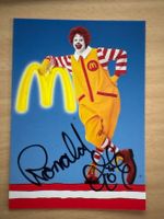 Autogramm Ronald McDonald McDonaldland Grösse ca. 15x10cm