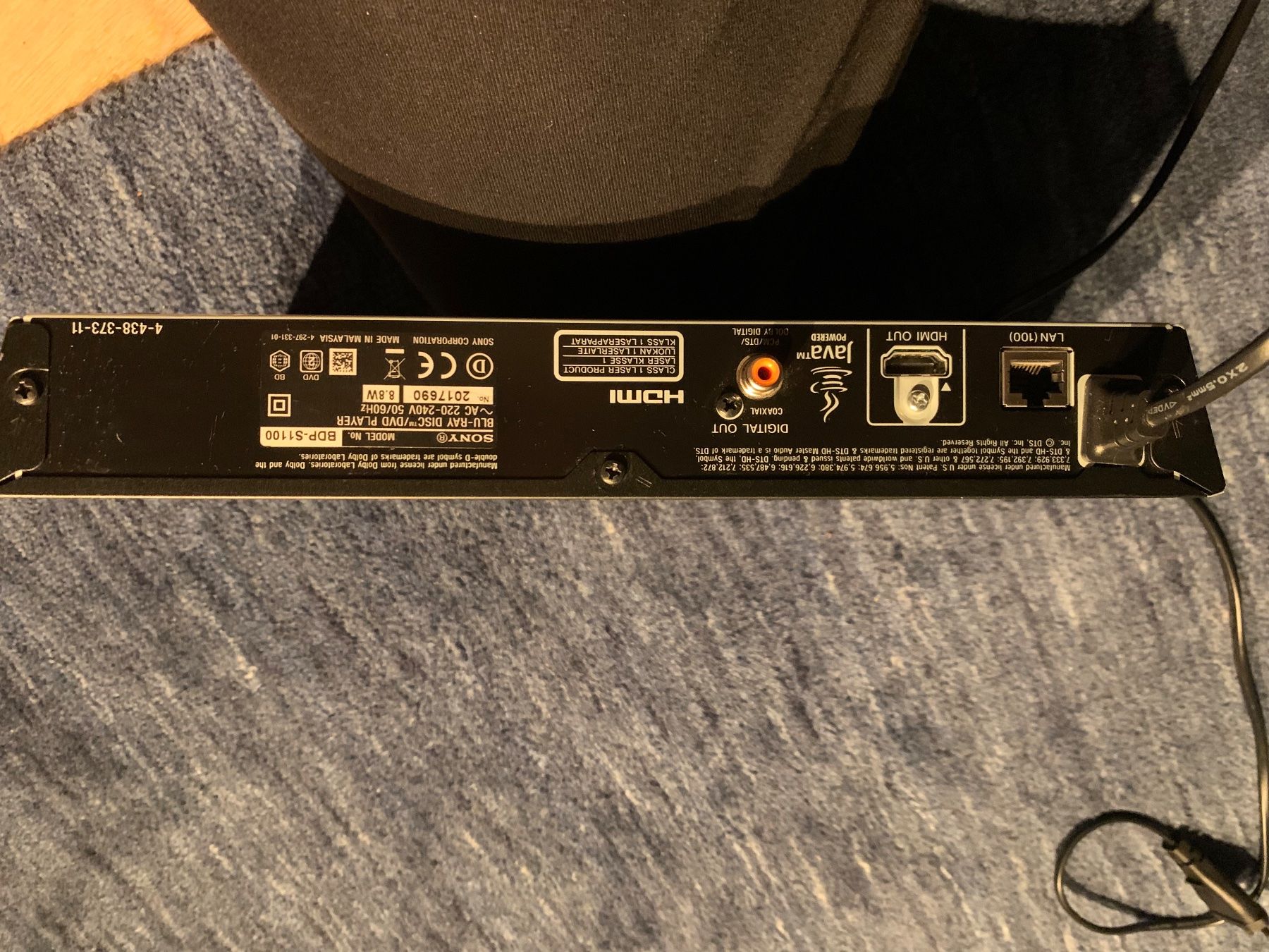Sony Audio- & Mediensysteme: Sony BLU-RAY DISC/DVD PLAYER BDP-1100 – Gebraucht aus Zürich von nic_y8yd 1