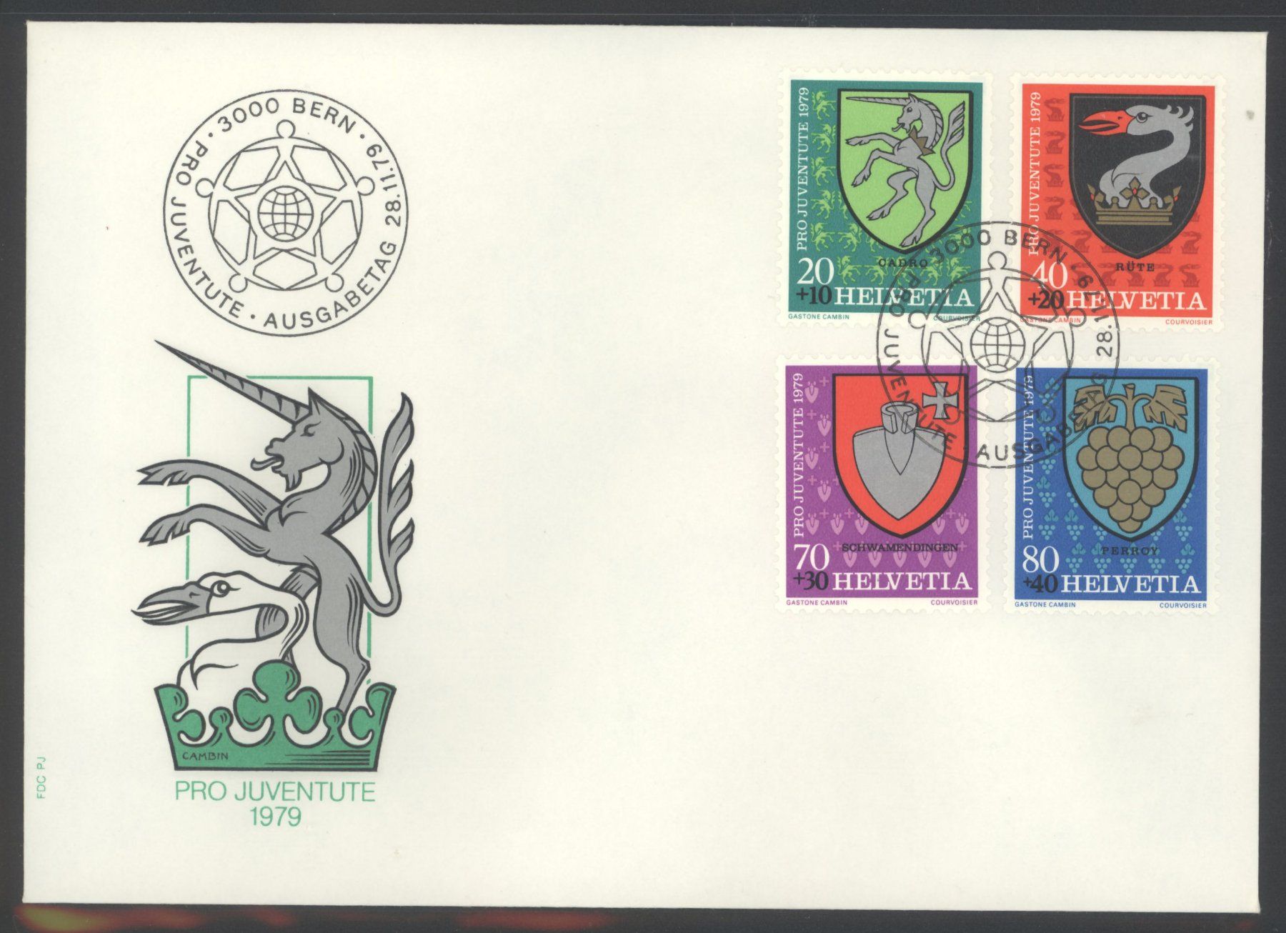 Tutti i francobolli: 1979, FDC, Pro Juventute – Usato da Willisau venduto da Vollstempel