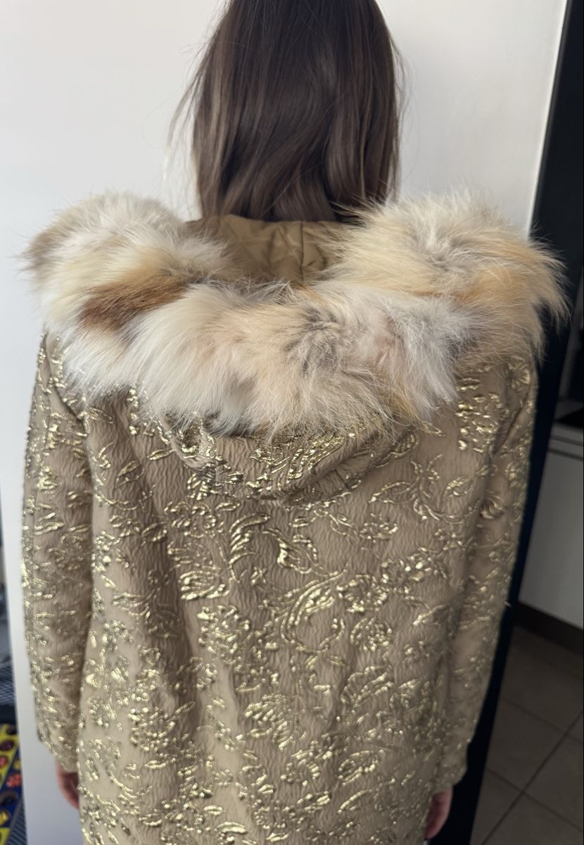 Ermanno Scervino Cappotti: Parka Ermanno Scervino doré – Usato da moudon venduto da jaunejaunelapinjaune 1