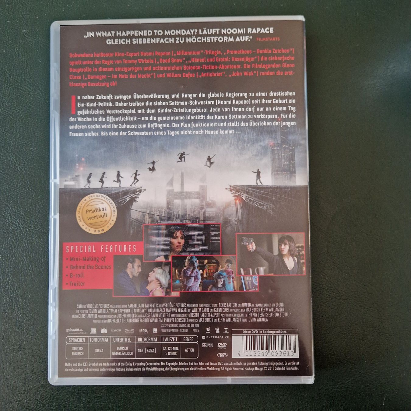 Tutti i DVDs: DVD What happened to monday ? – Usato da Gränichen venduto da sunchi07 1