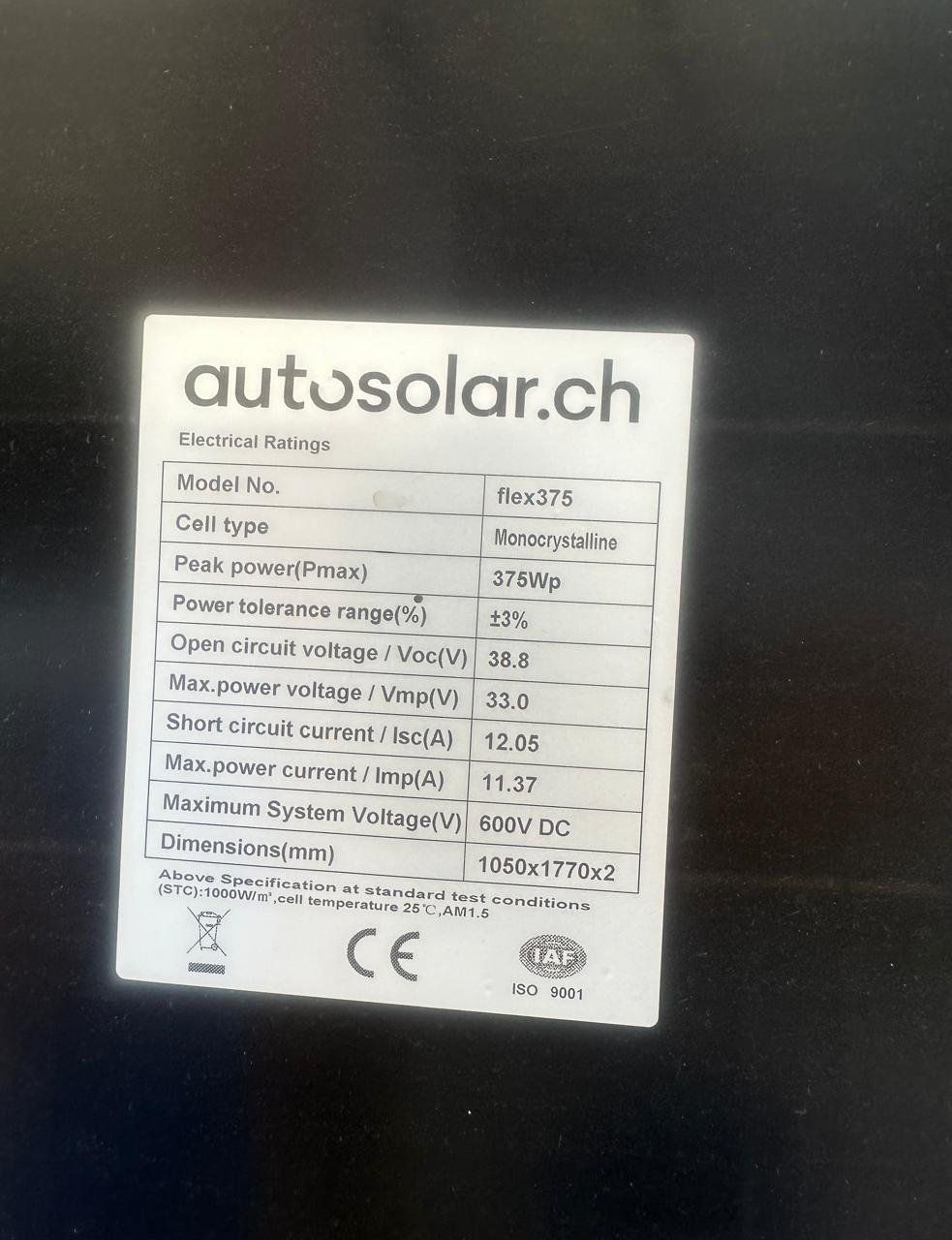 Dispositivi a energia solare: Solar Panel Flexibel – Usato da Nendeln venduto da Nix8 3