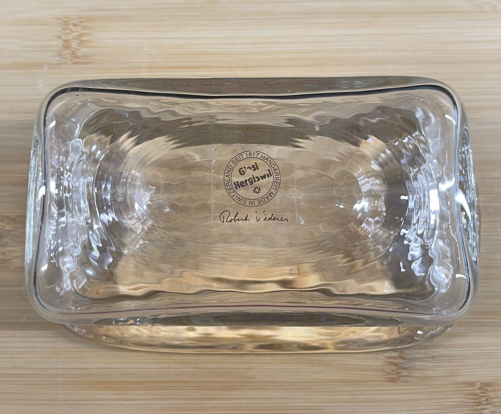 Glasi Hergiswil Altre Stoviglie: Butterdose mit Deckel, Glasi Hergiswil, NEU – Nuovo (secondo la descrizione) da Chur venduto da Zido 3